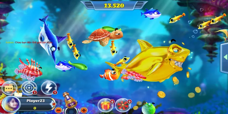 Áp dụng các chiến thuật chơi game bắn cá ăn tiền