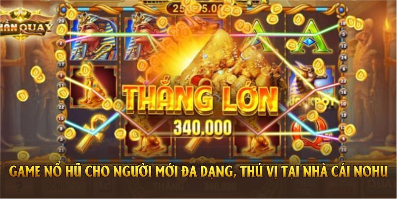 Game nổ hũ cho người mới đa dạng, thú vị tại nhà cái Nohu