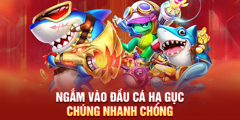 Ngắm vào đầu cá hạ gục chúng nhanh chóng